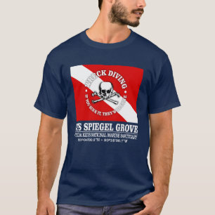 T-shirt USS Spiegel Grove (meilleures épaves)