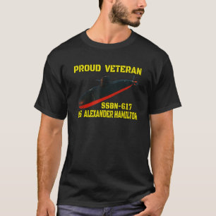 T-shirt USS SSBN 617 Jour des anciens combattants Sous-mar
