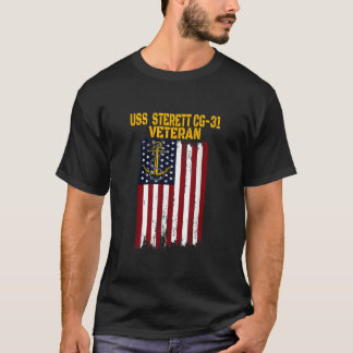 T-shirt USS Sterett CG-31 Cruiser Veterans Day Da du père