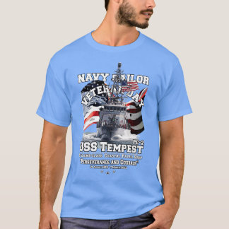 T-shirt USS Tempest PC2 patrouilleurs côtiers vétérans
