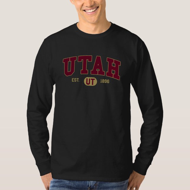 T-shirt Utah Classic Collegiate Varsity Style COZY Utah (Devant)