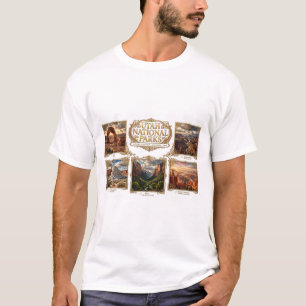 T-Shirt Utah Mighty Five Parcs Nationaux