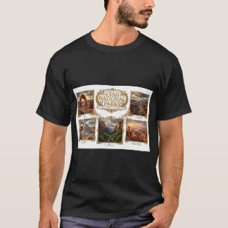 T-Shirt Utah Mighty Five Parcs Nationaux