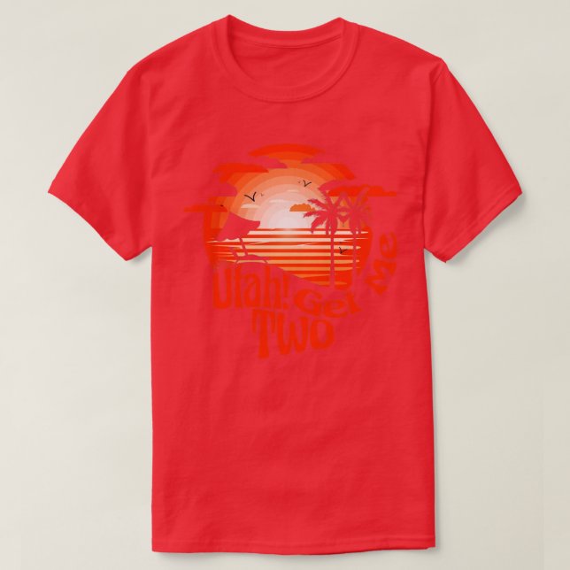 T-shirt Utah Obtenez-moi deux (Design devant)