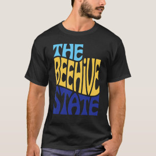 T-shirt Utah Ut Us State Shape Motto