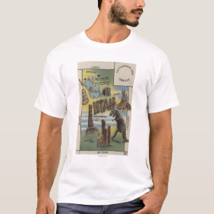T-shirt UtahDepictions des sites à voir dans UtahUtah