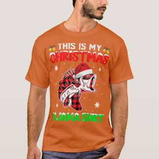 T-shirt ute C'Est Mon Pyjama De Noël Feux Poisson R