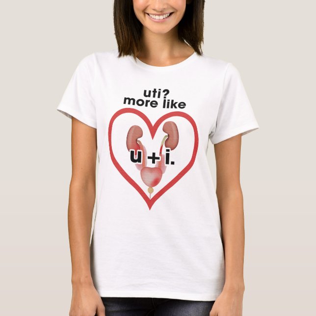 T-shirt Uti Plus Comme U + I Heart Love (Devant)