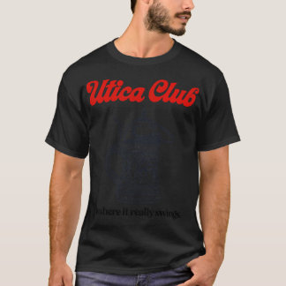 T-shirt Utica Club Swings Beer Retro Defunct Breweriana