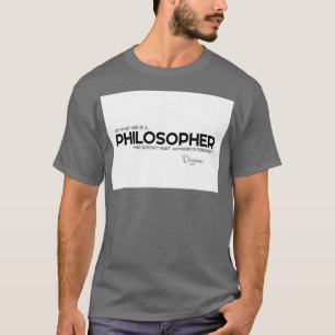 T-shirt utilisation de philosophe diogenes