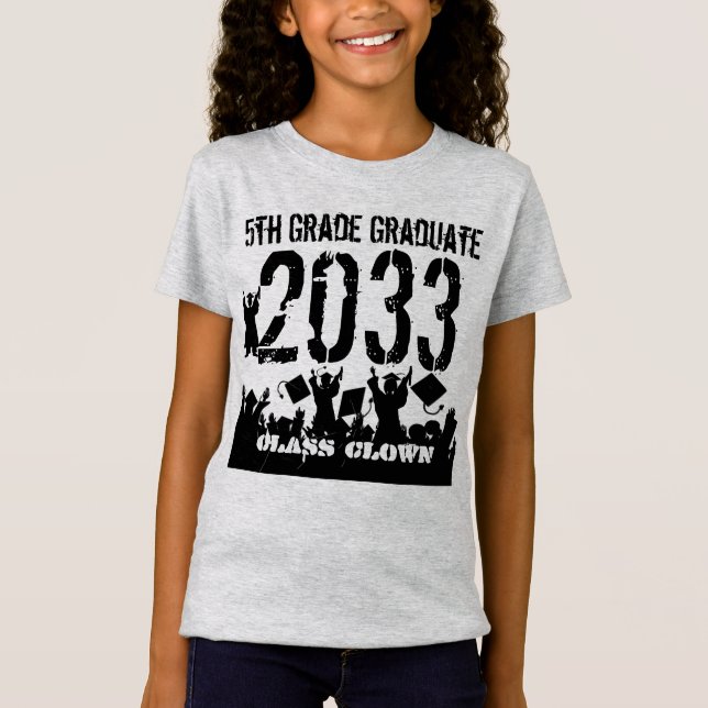 T-Shirt Utiliser l'année prédite de la 5e année de graduat (Devant)