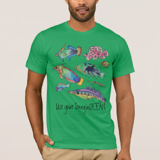 T-shirt Utiliser votre poisson ImaginOCEAN
