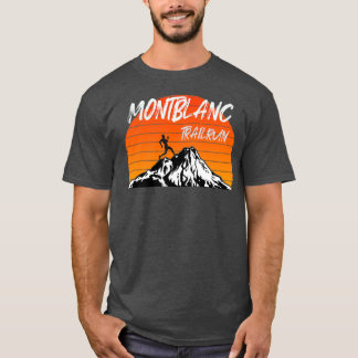 T-shirt Utmb - piste montblanc