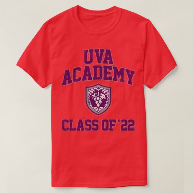T-shirt Uva Academy Classe de 22 Variant (Design devant)