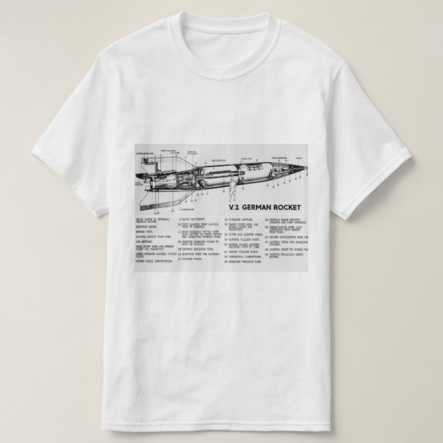 T-shirt V2 Rocket (Design devant)