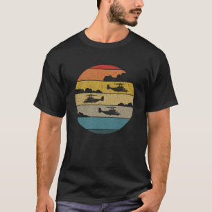 T-shirt V-22 Osprey Retro Sunset Helicopter Flying Osprey