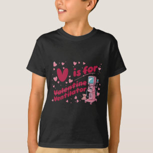 T-shirt V est pour la thérapeute respiratoire de ventilate