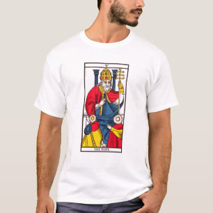 T-shirt V le pape, carte de tarot
