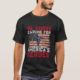 T-shirt VA Infirmière s'occuper des héros américains