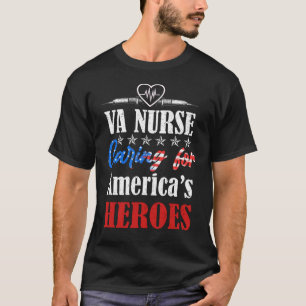 T-shirt VA Nurse Caring pour les héros américains