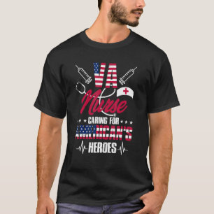 T-shirt Va Nurse s'occupe des héros américains