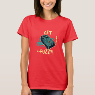 T-shirt Va te faire foutre ! Fuzz Guitare Pédale Bleu Aqua