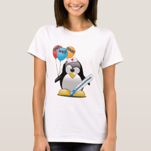 T-shirt Va-t'en bientôt. Infirmière de pingouin.