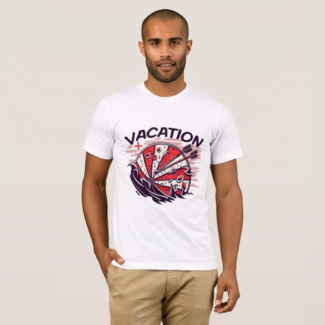 T-shirt vacances (Devant entier)