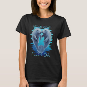 T-shirt Vacances à Homestead Floride Vaches de mer Gentils