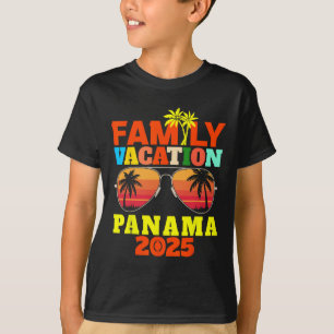 T-shirt Vacances à Panama Vacances en famille 2025 Voyage 