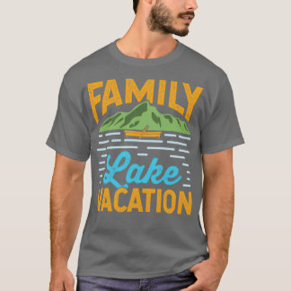 T-shirt Vacances au lac Family