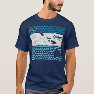 T-shirt Vacances au volcan d'Hawaï, île d'Oahu, Hawaï Rétr