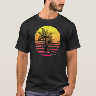 T-shirt Vacances Cool d'été Palm Tree