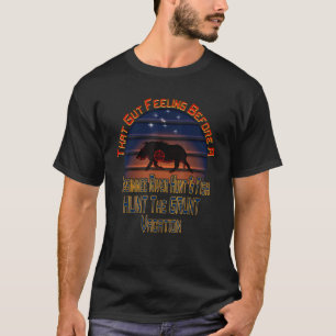 T-shirt Vacances de chasse et de pêche sur la rivière Kiss