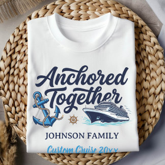 T-shirt Vacances de croisière en famille personnalisées « 
