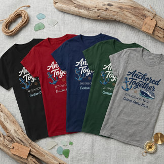 T-shirt Vacances de croisière en famille personnalisées « 