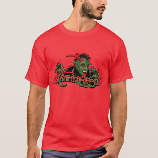 T-shirt Vacances de fête Krampus (rouge T)