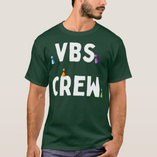 T-shirt Vacances de l'équipe VBS Bible École Jeu Pièces Th