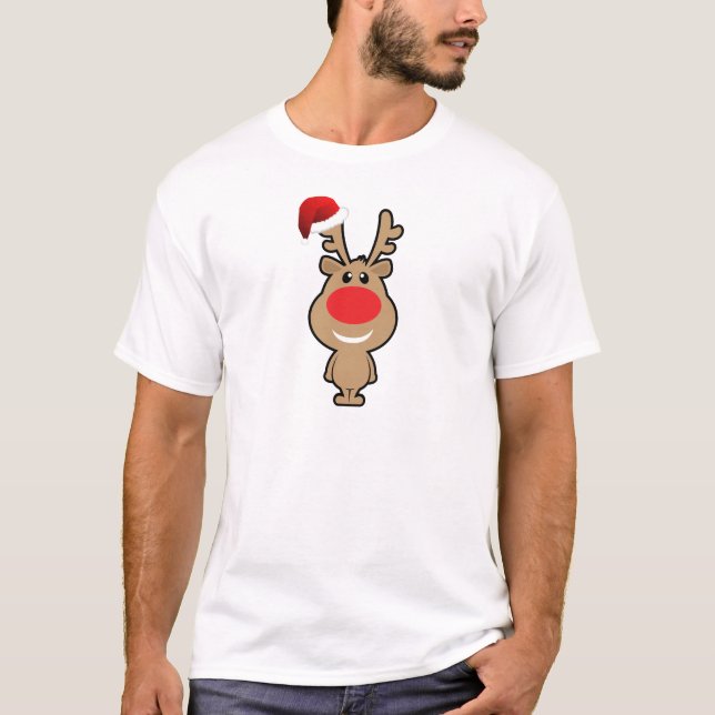 T-shirt Vacances de Noël amusant père Noël (Devant)