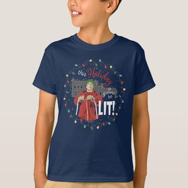 T-shirt Vacances de Noël | Ce jour férié va être illuminé (Devant)