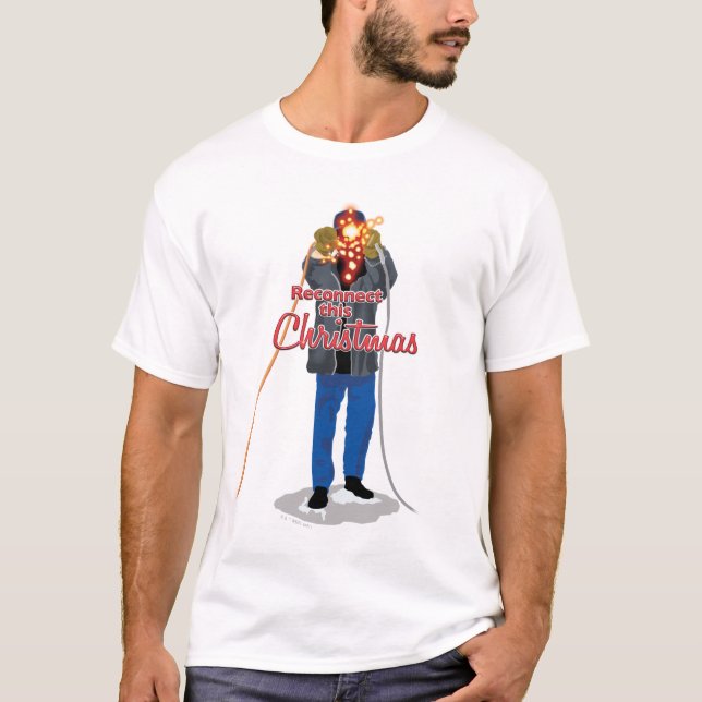 T-shirt Vacances de Noël | Reconnectez ce Noël (Devant)