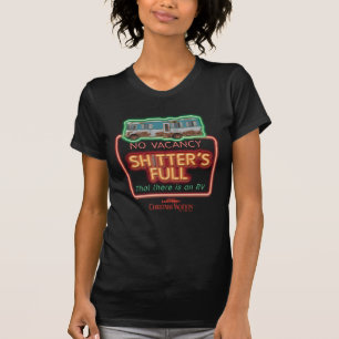 T-shirt Vacances de Noël Sh*tter's Full Neon Sign