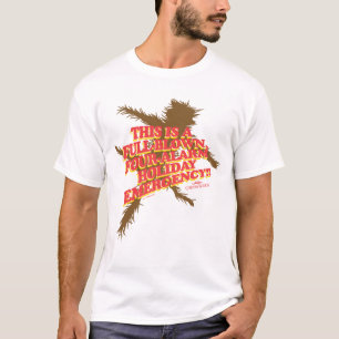 T-shirt Vacances de Noël   Vacances à quatre alarmes