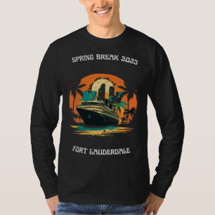 T-shirt Vacances de printemps 2023 Fort Lauderdale Floride