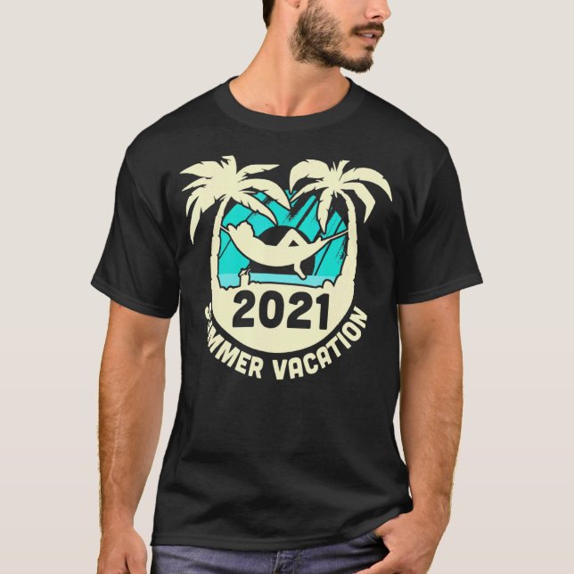 T-shirt Vacances d'été 2021 Hammocks (Devant)