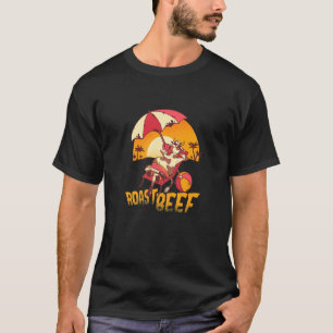 T-shirt Vacances d'été de la vache de boeuf rôti de viande
