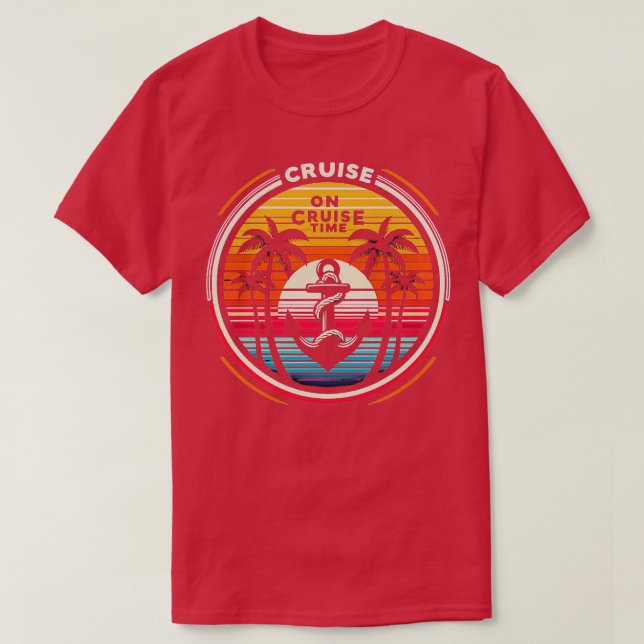 T-shirt Vacances d'été en famille (Design devant)