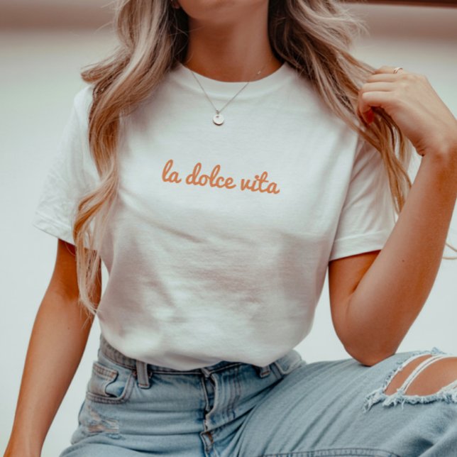 T-shirt Vacances d'été italiennes "La Dolce Vita" (Créateur téléchargé)