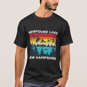 T-shirt Vacances d'été Pêche Vintage Retro Newfound Lak