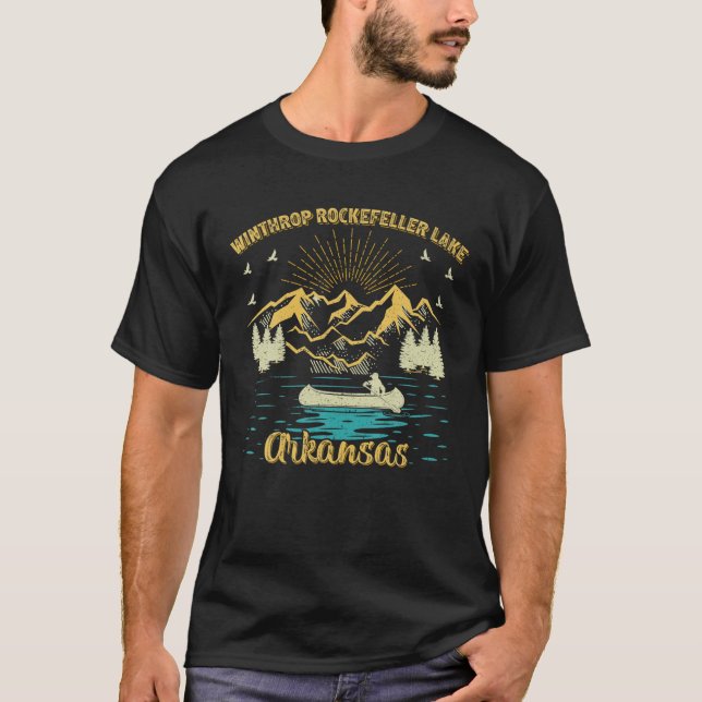 T-shirt Vacances d'été Retro Arkansas Winthrop Rockefelle (Devant)